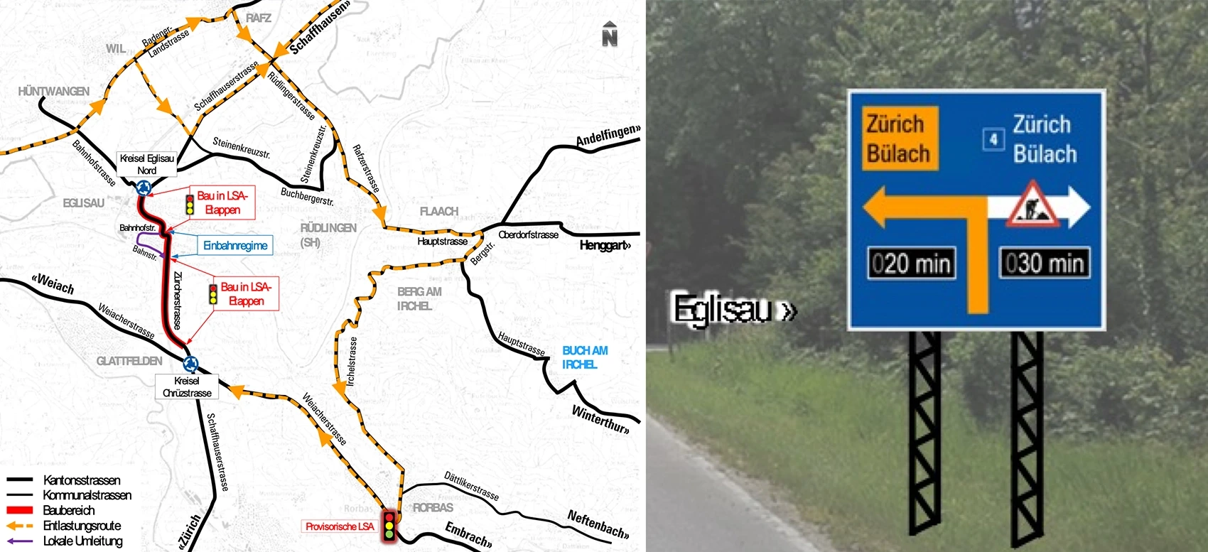 Verkehrsplanung Ortsdurchfahrt Eglisau
